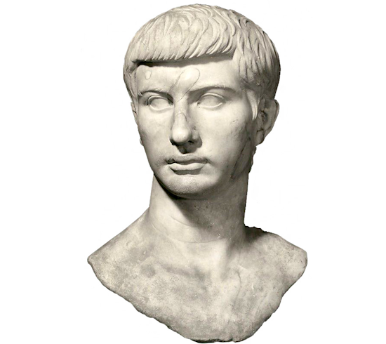 Busto romano di Marco Giunio Bruto, uno dei congiurati responsabili dell’assassinio di Giulio Cesare
